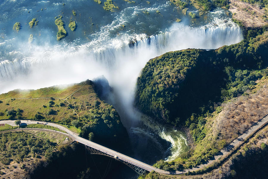 Victoria Falls, Zimbabwe Digital Art by Andrew Stewart
