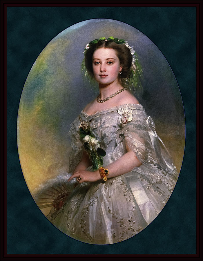 Victoria Princess Royal by Franz Xaver Winterhalter Digital Art by Rolando Burbon