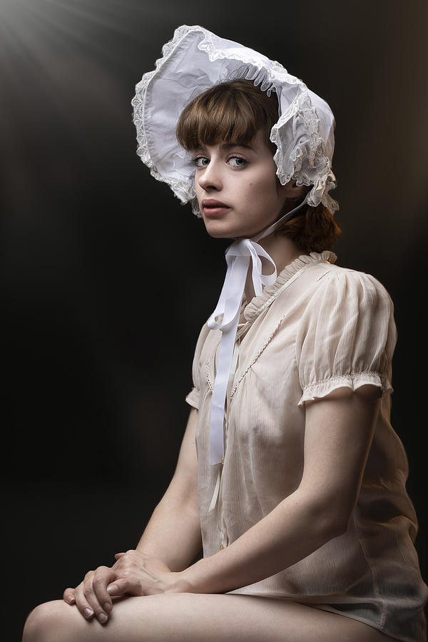 Charlotte Photograph - Victorian Bonnet by Jan Slotboom