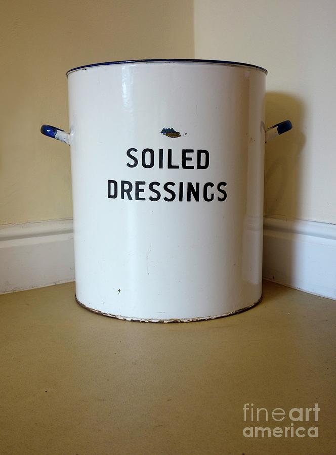Victorian Hospital Soiled Dressings Bin Photograph by Cordelia Molloy/science Photo Library