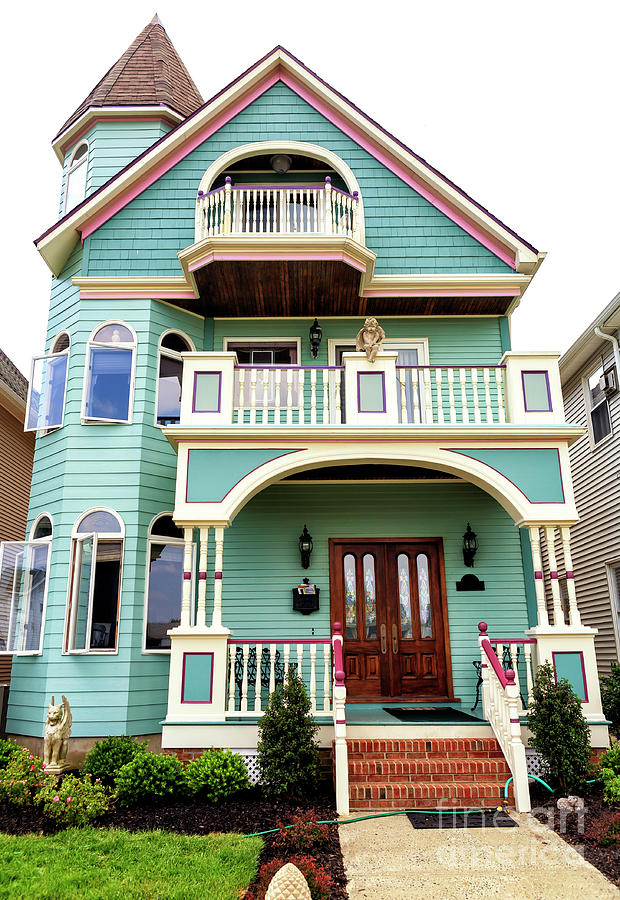 Victorian Style in Ocean Grove Photograph by John Rizzuto