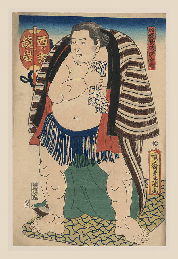 Victorious Sumo Painting by Unknown