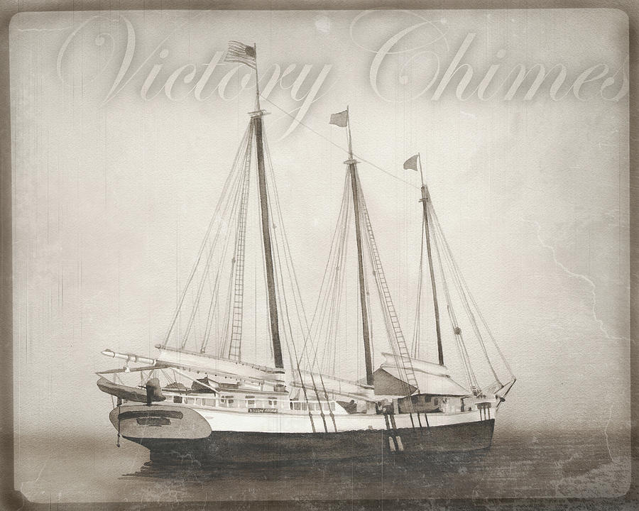 Boat Painting - Victory Chimes by Kory Fluckiger