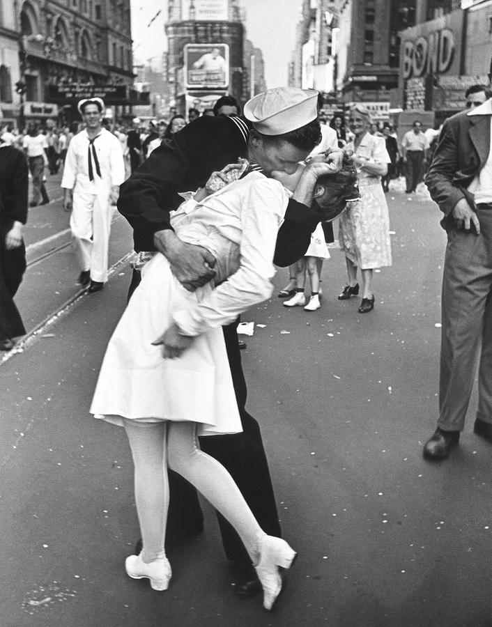 Victory Over Japan Photograph by Alfred Eisenstaedt