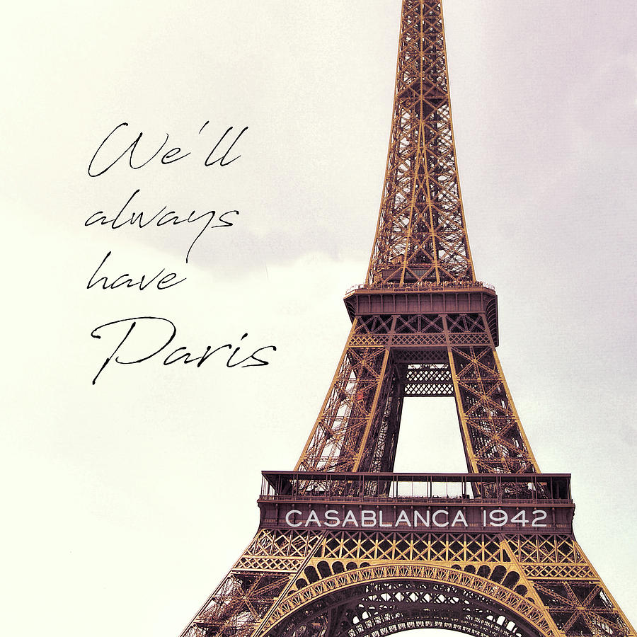 VIEILLE DAME DE PARIS quote Photograph by Jamart Photography