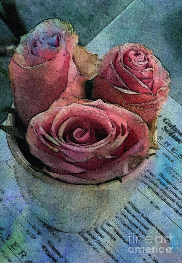 Viennese Roses Digital Art by Diana Rajala