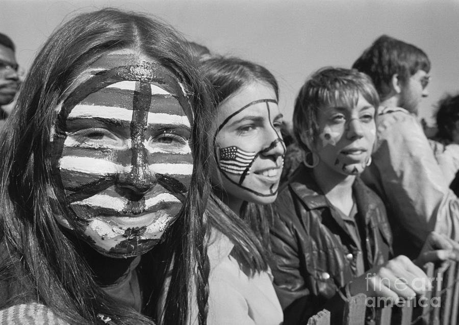 Vietnam War Demonstrators In Boston Photograph by Bettmann