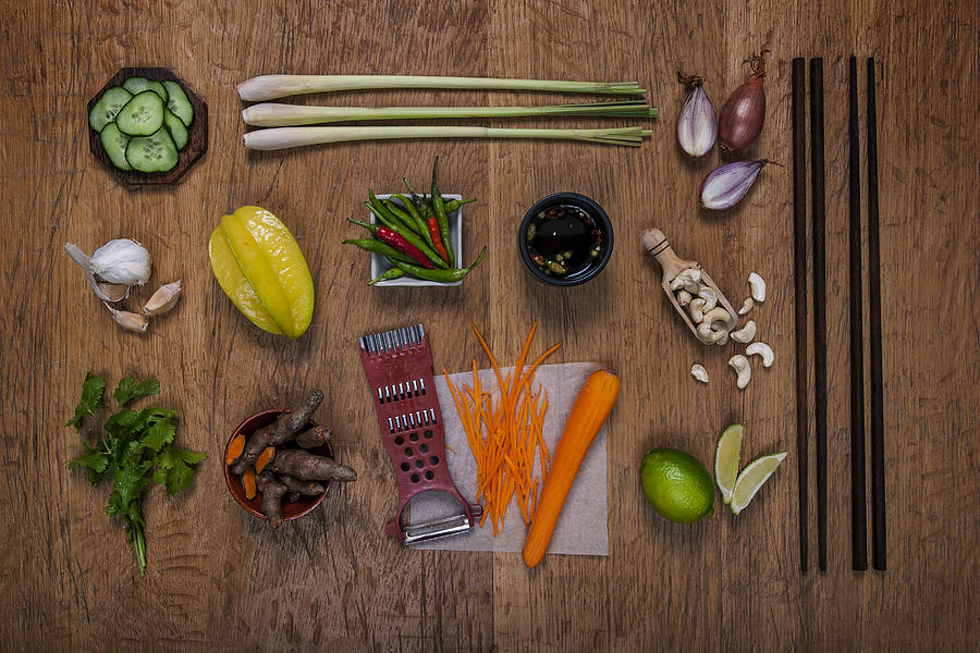 Carrot Photograph - Vietnamese Tastes by Diana Popescu
