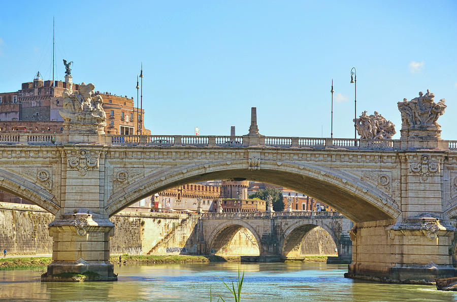 View Along The Lungotevere Photograph by JAMART Photography