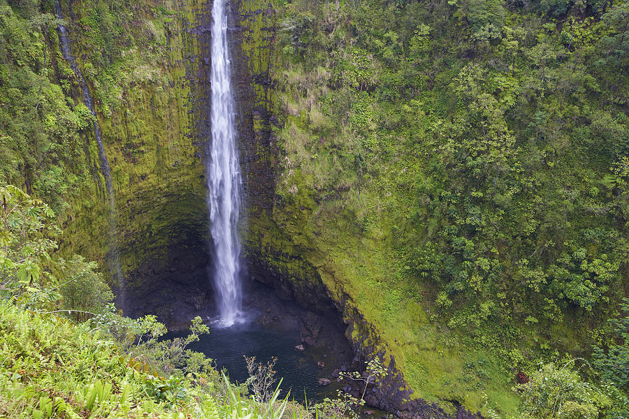 View At Waterfall At Akaka Falls State Park, Big Island, Hawaii, Usa, America Photograph by Brigitte Merz