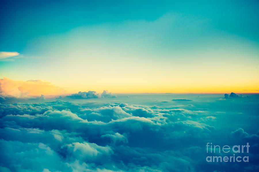 Atmosphere Photograph - View From Airplane Window To See Sky by Blur Life 1975 Atmosphere Photograph - View From Airplane Window To See Sky by Blur Life 1975