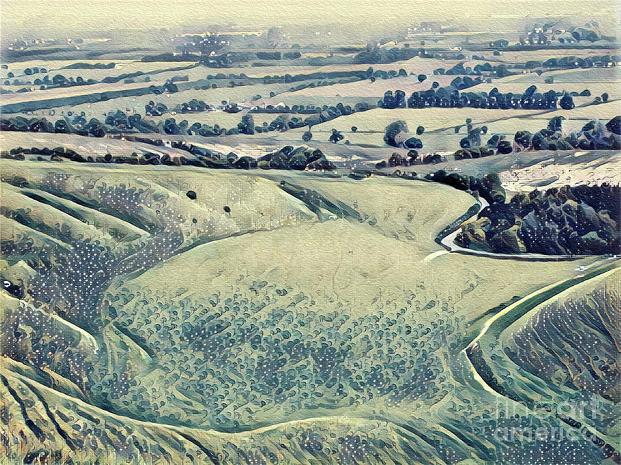 View From An Escarpment Digital Art