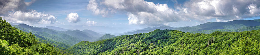 View From Blue Ridge Parkway, Panorama Photograph by Felix Lai