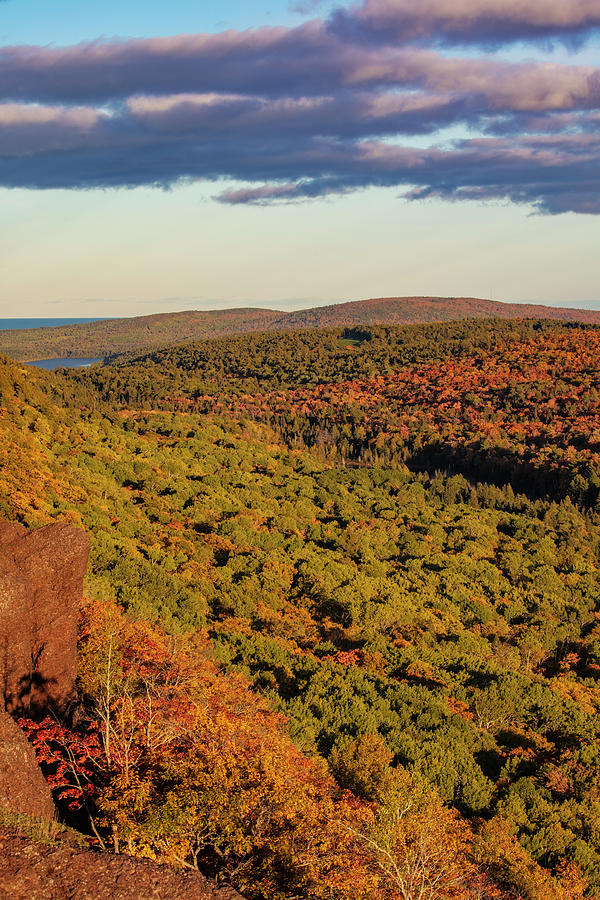 Fall Photograph - View From Brockway Mountain Near Copper by Chuck Haney