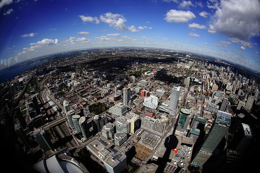 View From Cn Tower, Toronto Photograph by Francislm Photography