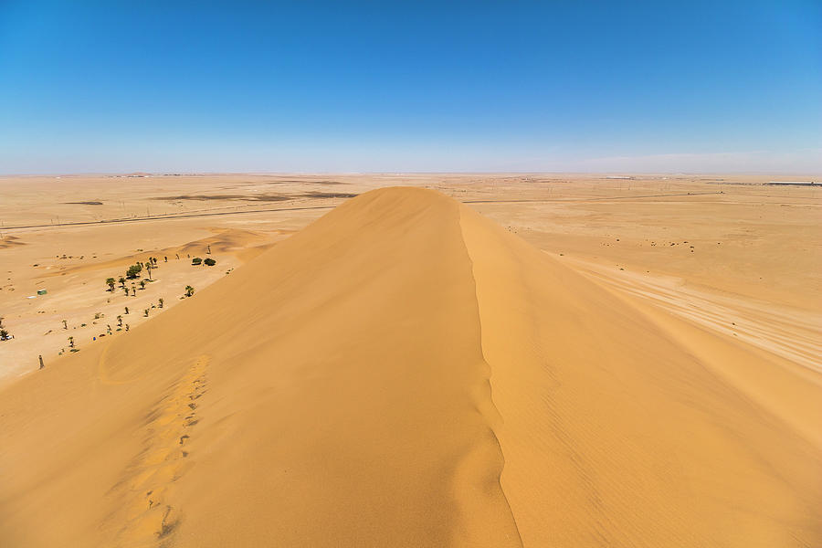 View From Dune 7 - High Sand Dune In Walvis Bay, Namibia Photograph by Robin Runck