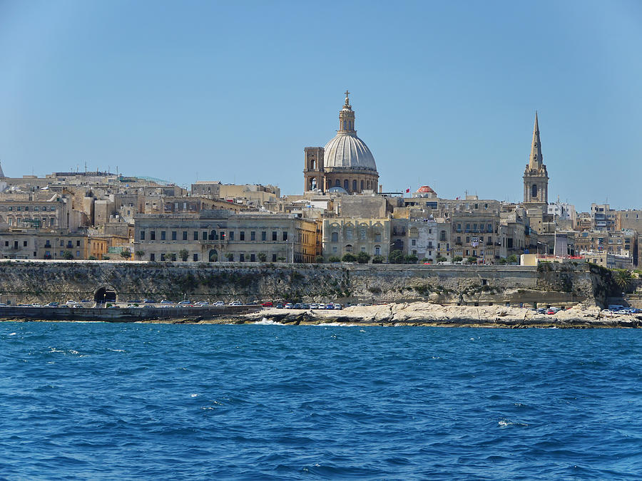 View From Grand Harbour To Valletta Photograph by Rolfo Rolf Brenner