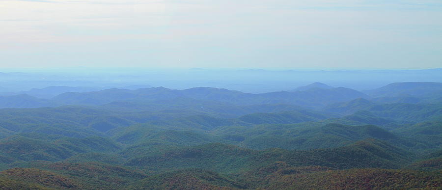 Mountain Photograph - View From Grandfather Mountain 5 by Cathy Lindsey