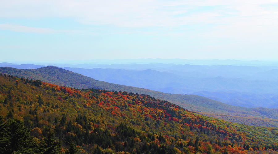 Mountain Photograph - View From Grandfather Mountain 6 by Cathy Lindsey