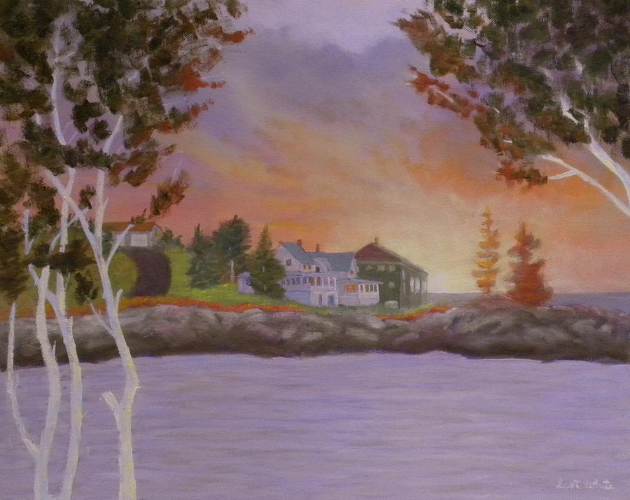 View From Mermaid House Painting by Scott W White