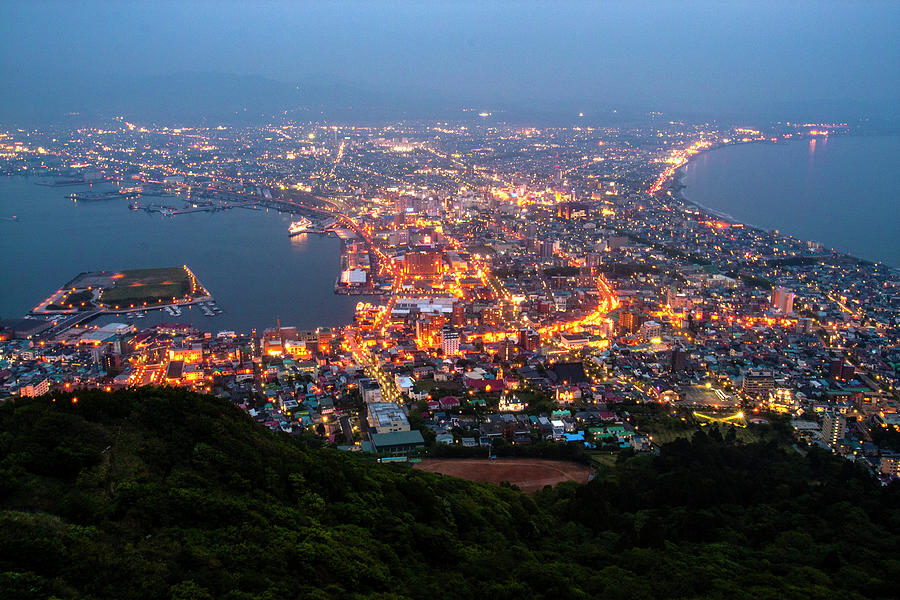 View From Mount Hakodate Photograph by Marty Windle