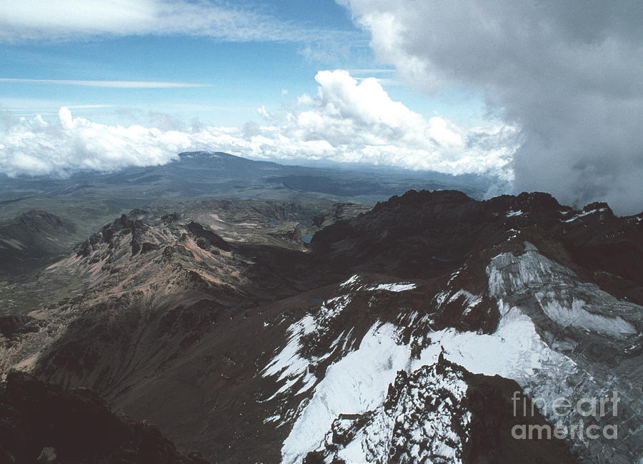 View From Mt Kenya Photograph by John Reader/science Photo Library