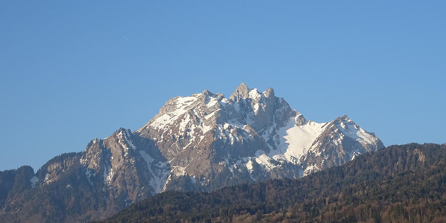View From My Art Studio - Pilatus I - April 2019 by Manuel Sueess View From My Art Studio - Pilatus I - April 2019 by Manuel Sueess