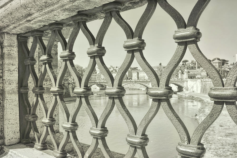 View From Ponte Sant Angelo In Rome Photograph by JAMART Photography