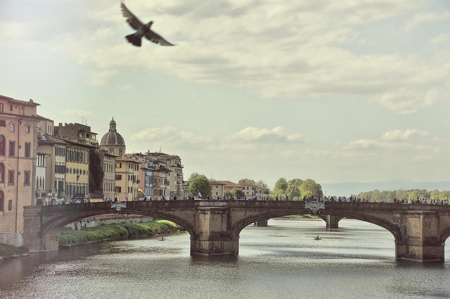 View From Ponte Vecchio Photograph by JAMART Photography