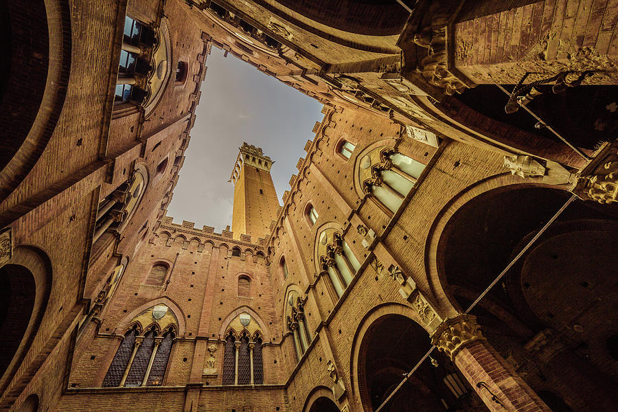 view from public square of Siena Photograph by Vivida Photo PC
