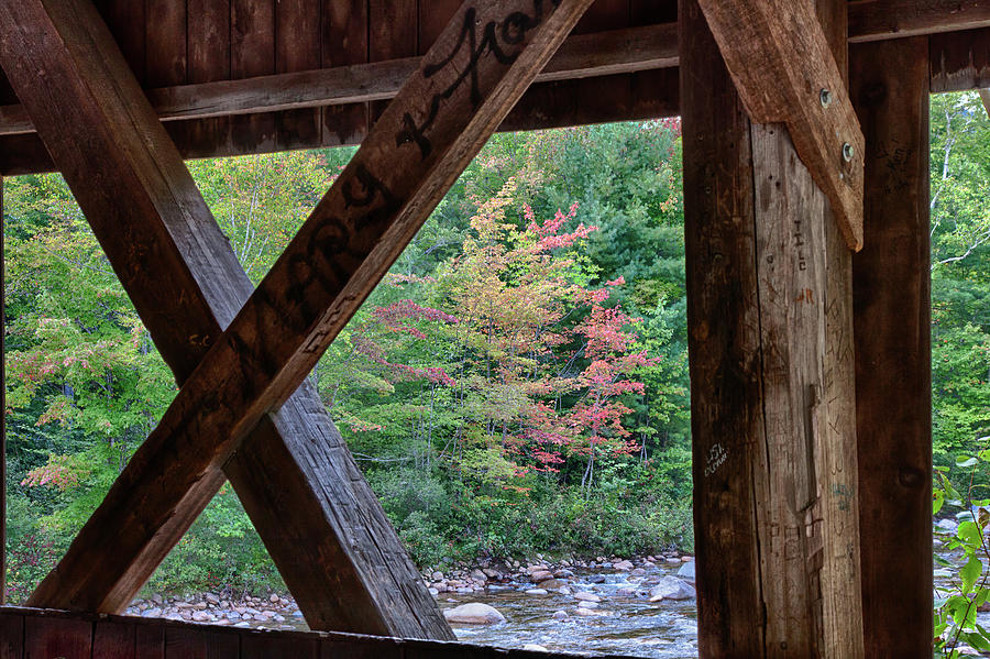 View From The Albany Covered Bridge Photograph