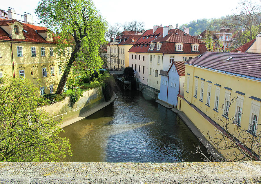 View From The Charles Bridge On A Sunny Photograph by Maria Swärd