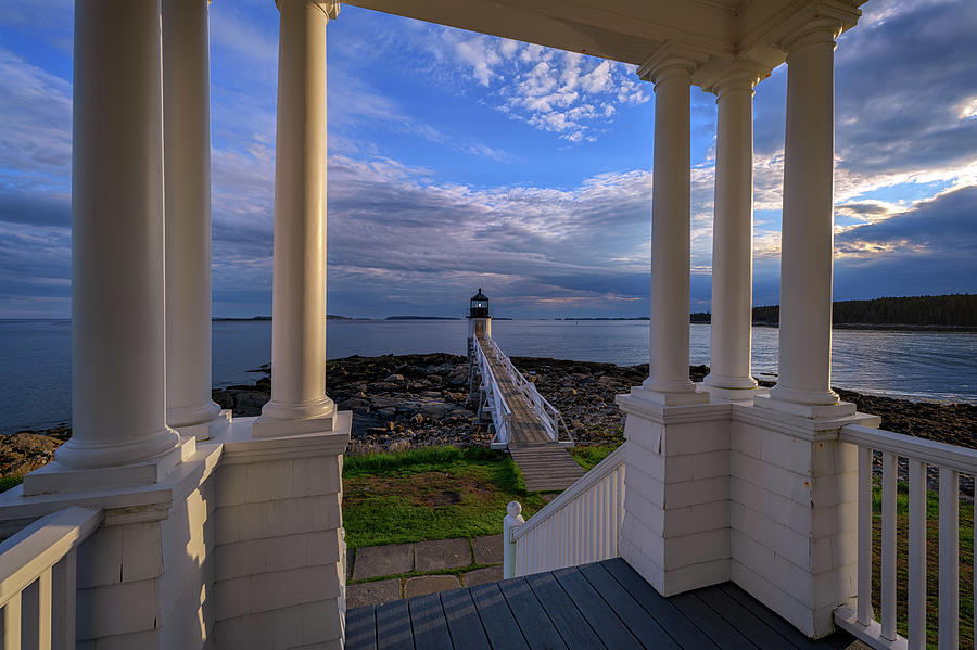 Sunset Photograph - View from the Lightkeepers House by Rick Berk