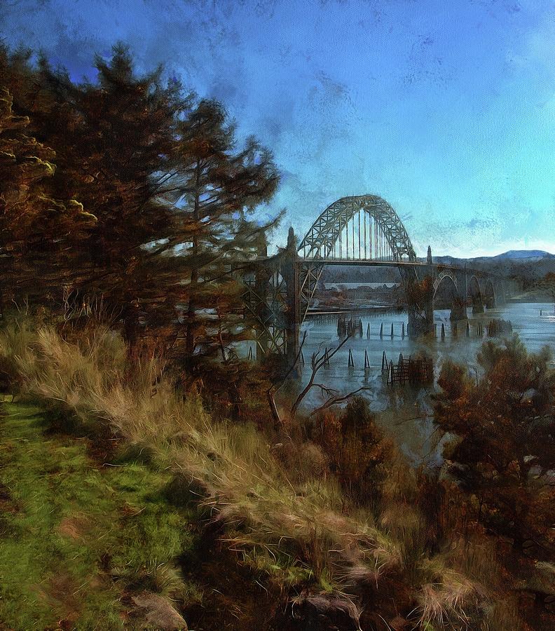 View From Yaquina Bay Park Photograph by Thom Zehrfeld