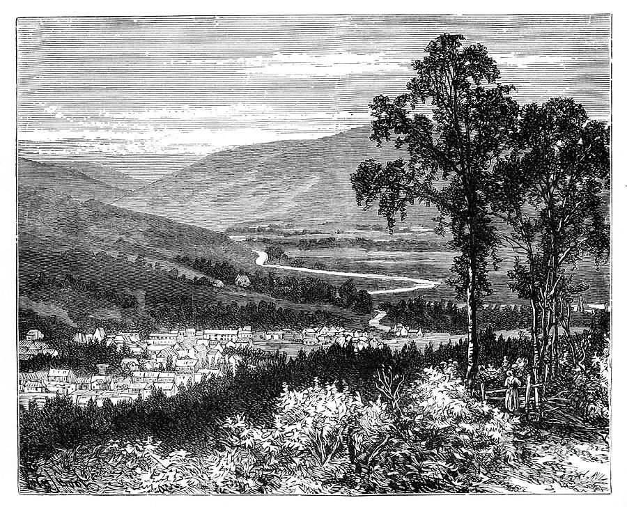 View In Braemar, Scotland, C1888 Drawing by Print Collector