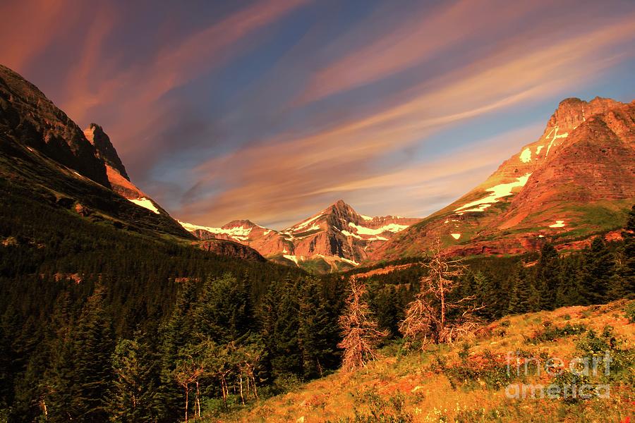 View in Glacier National park Photograph by Jeff Swan
