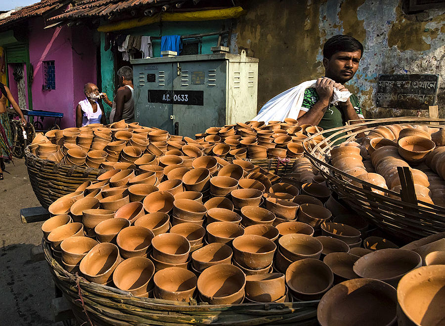 Clay Photograph - View In Street by Souvik Banerjee