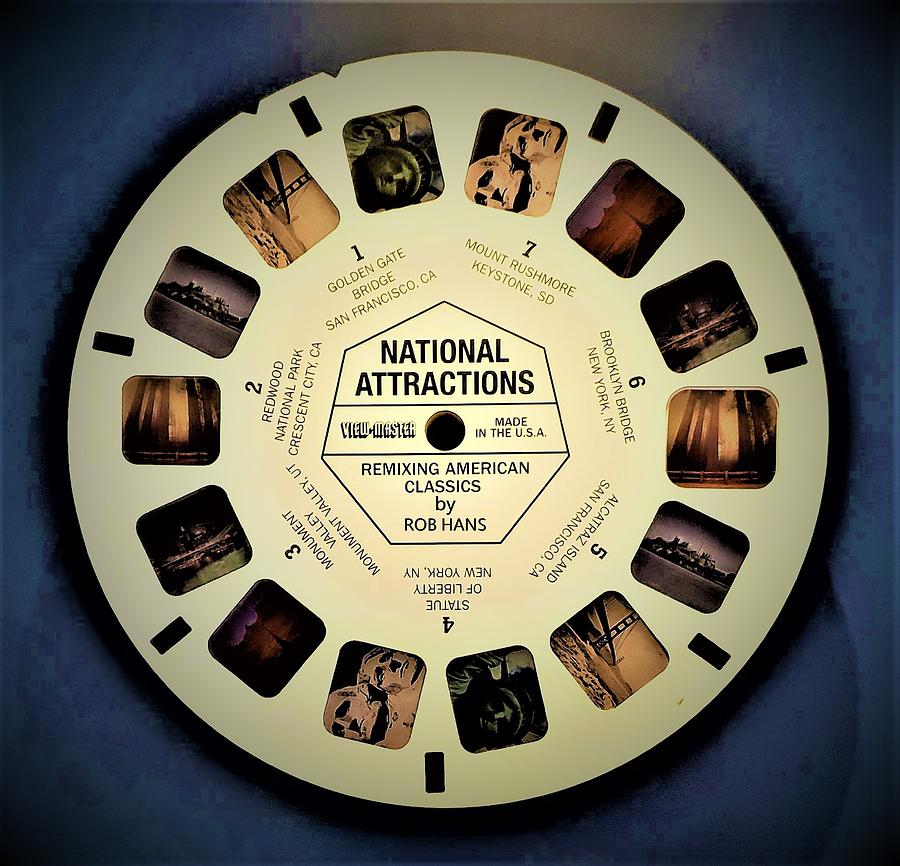 View Master Disc Of American Attractions Photograph by Rob Hans