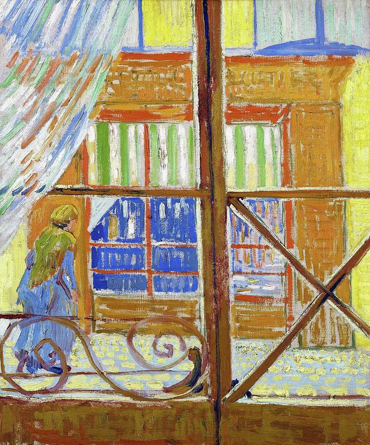 Vincent Van Gogh Painting - View of a butchers shop - Digital Remastered Edition by Vincent van Gogh