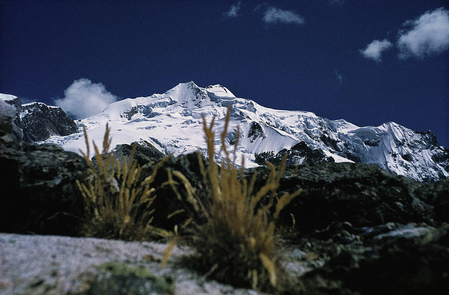 View Of A Mountain, Huyana Potosi, Landscape, Bolivia Photograph by Uli Wiesmeier