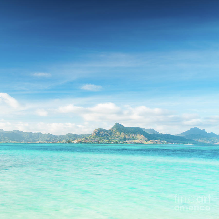 View Of A Sea At Day Time. Mauritius. Photograph