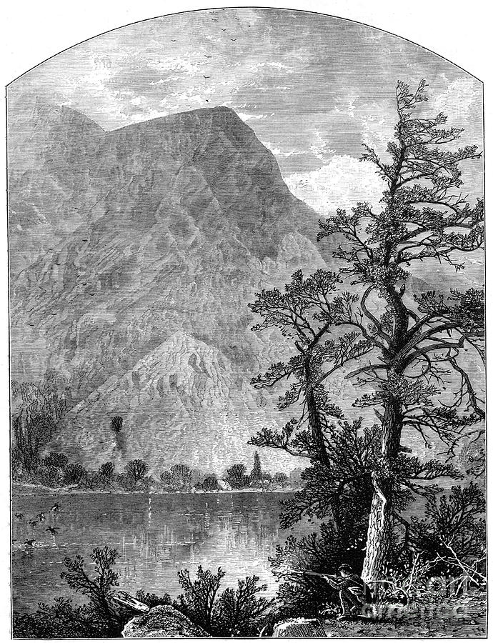 View Of A Spur Of The Blue Mountains Drawing by Print Collector