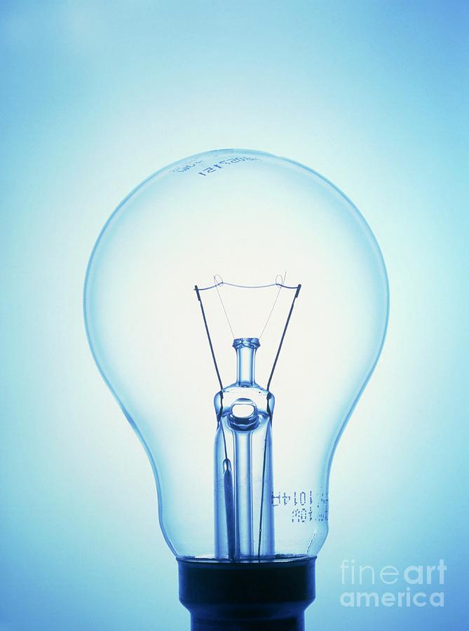 View Of An Electric Light Bulb Photograph by Cordelia Molloy/science Photo Library
