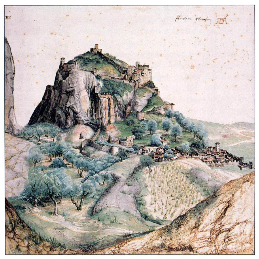 View Of Arco, 1495. Artist Albrecht Drawing by Print Collector