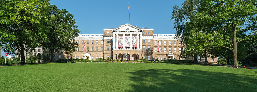 Madison Photograph - View Of Bascom Hill With University by Panoramic Images