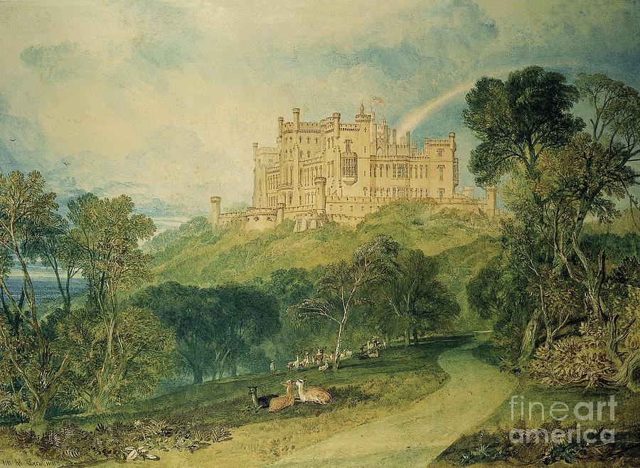 View Of Belvoir Castle, 1816 Painting by Joseph Mallord William Turner