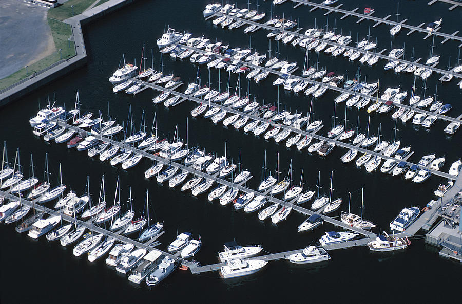 View Of Boats In A Marina Photograph by Hemera Technologies