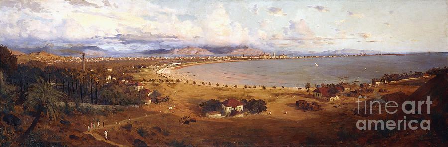 View Of Bombay Looking South-east From Malabar Hill by Horace Van Ruith