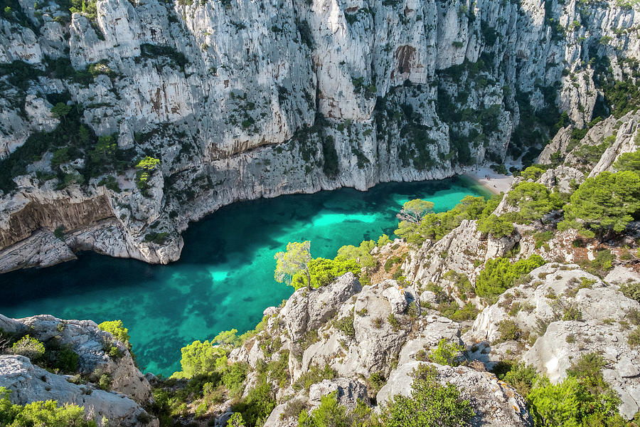 View Of Calanque D'en-vau, Cassis, Provence-alpes-côte D'azur, France ...