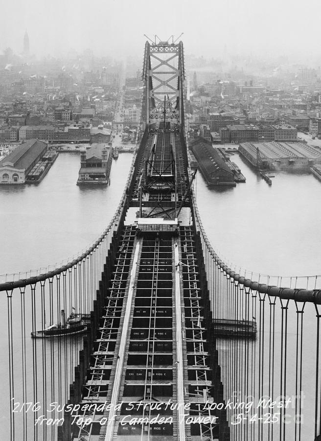 View Of Camden Suspension Bridge Photograph by Bettmann